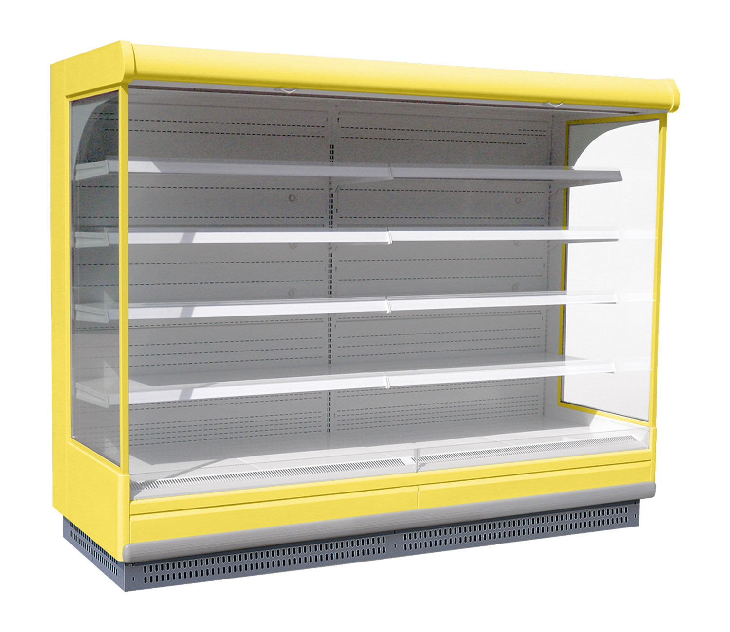 Vitrina refrigerada vertical abierta de varios niveles