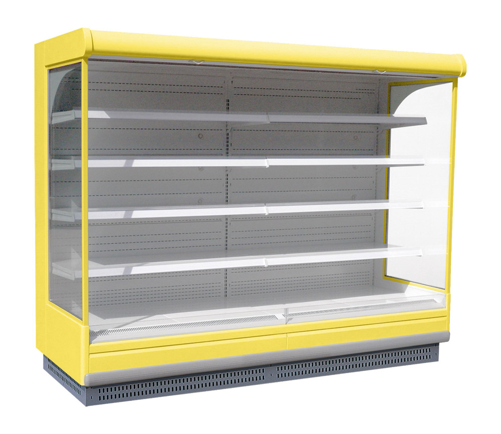 Vitrina refrigerada vertical abierta de varios niveles
