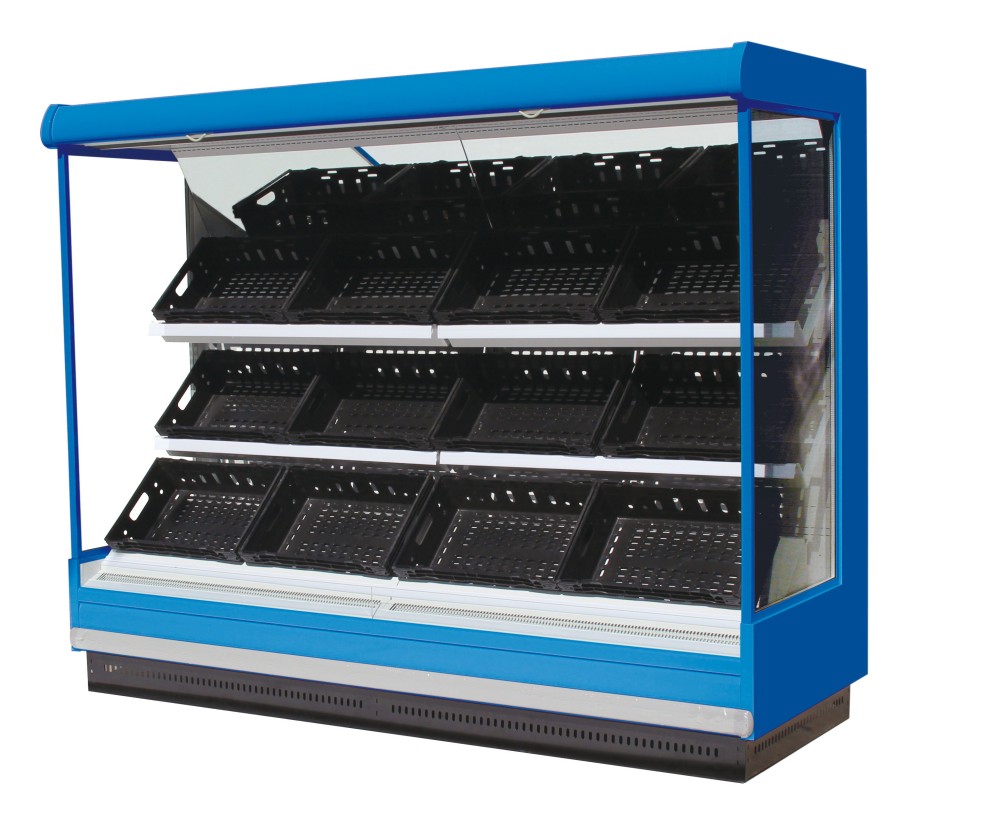 Vitrina refrigerada para frutas y verduras
