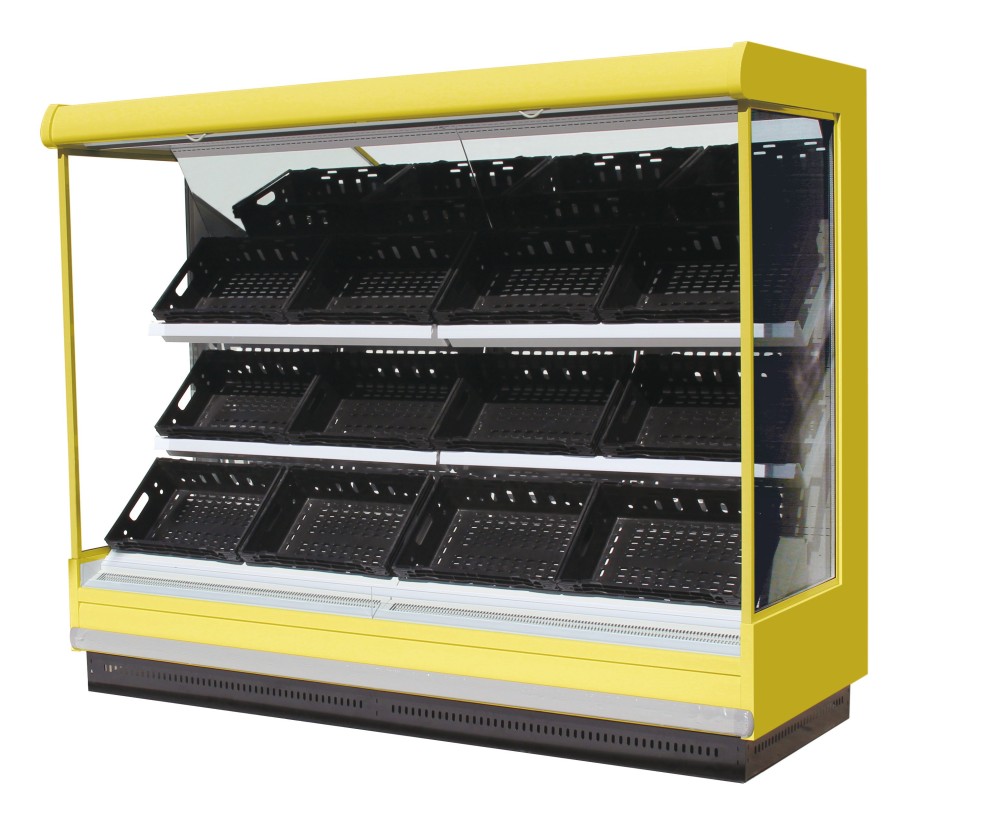 Vitrina refrigerada para frutas y verduras