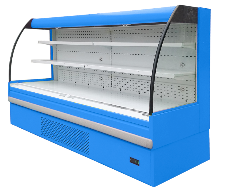 Expositor refrigerado multicubierta semivertical
