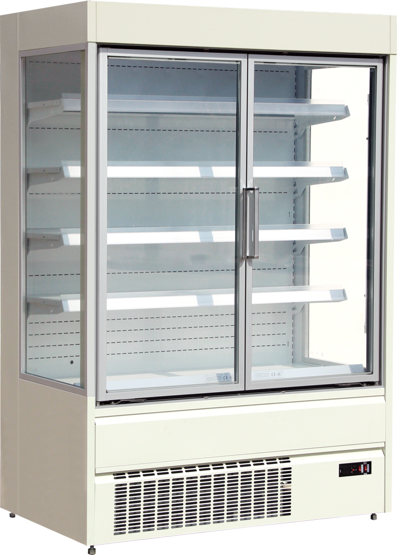 Refrigerador con puerta de vidrio