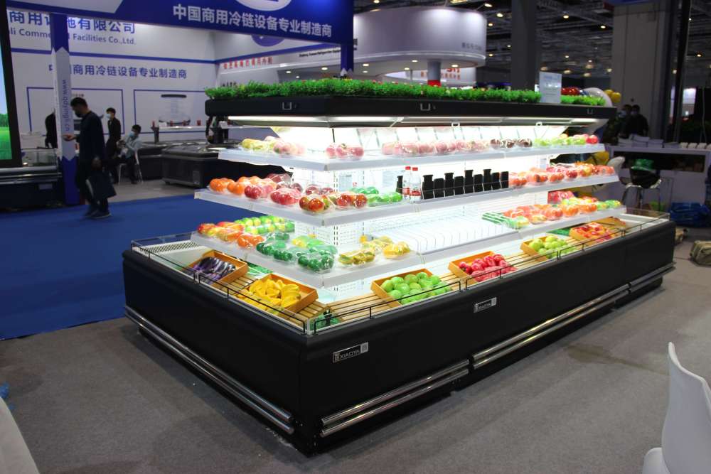 Vitrina refrigerada tipo isla