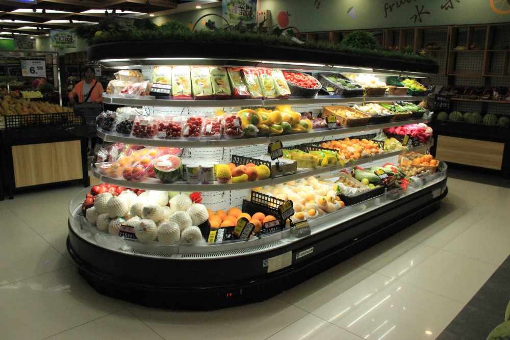 Vitrina refrigerada circular