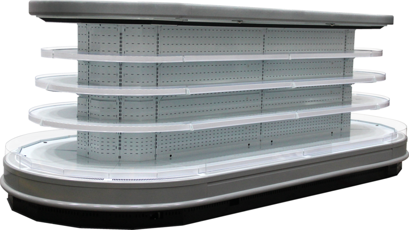 Vitrina refrigerada circular