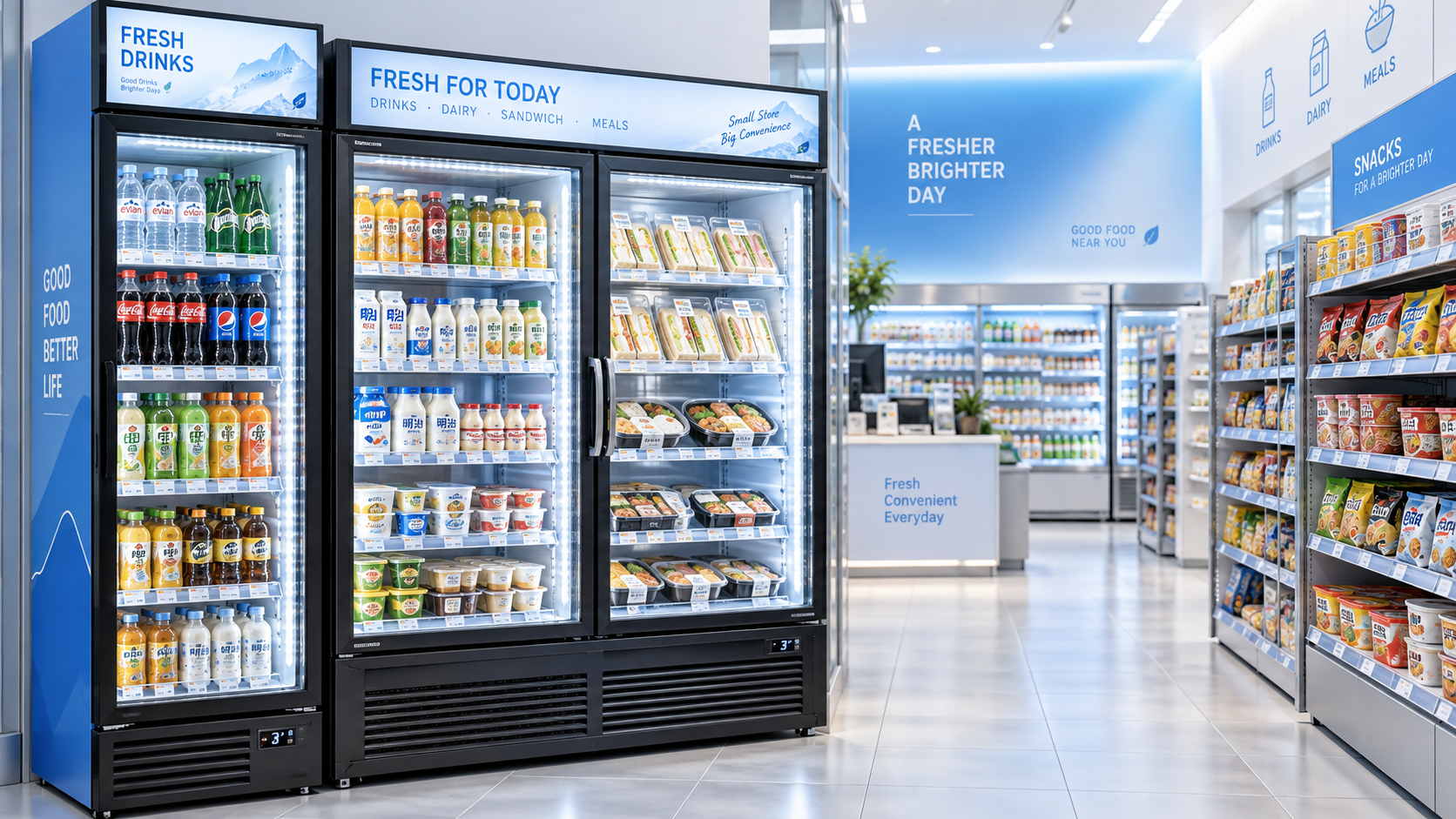 Vitrinas refrigeradas para tiendas de conveniencia con espacio reducido: lista de verificación para compradores