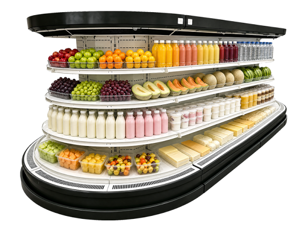 Mueble refrigerado isla circular