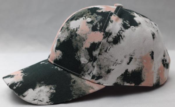 6-panel camouflage cap