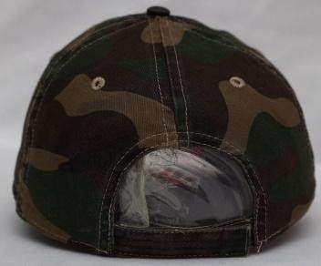 6-panel camouflage cap