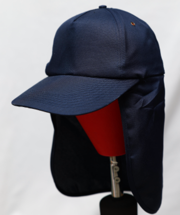 5-panel large cape hat
