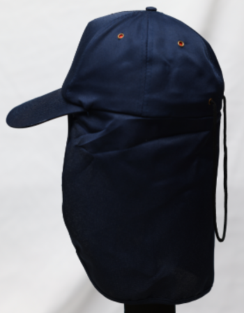 5-panel large cape hat