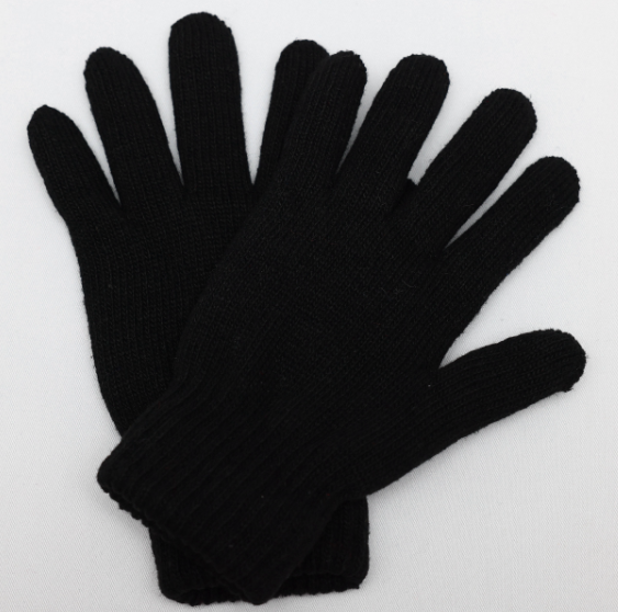 Knitted gloves