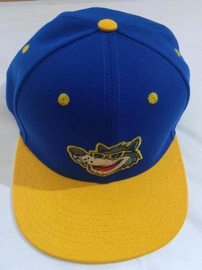 6-panel flat brim embroidered cap / hip-hop cap