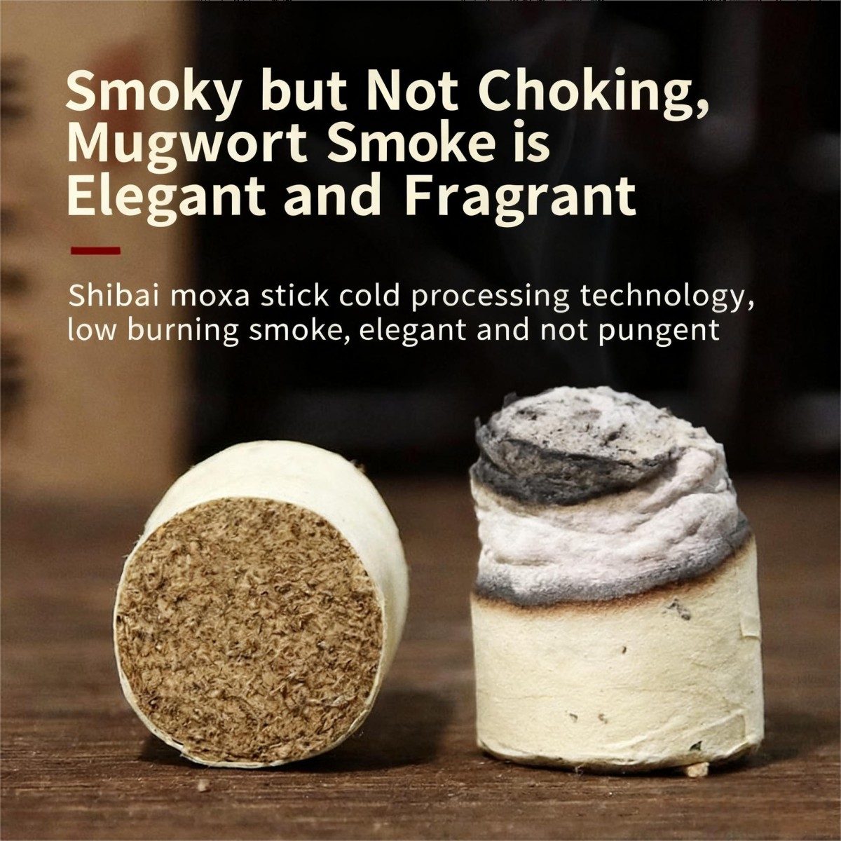 Mini Facial Moxibustion Herb High-quality Matured Moxa with a High Ratio, Customizable Small Moxa Cones for Facial Care