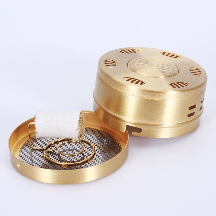 Hot Sale Thickened Stainless Steel Moxibustion Box/portable Moxibustion Pot