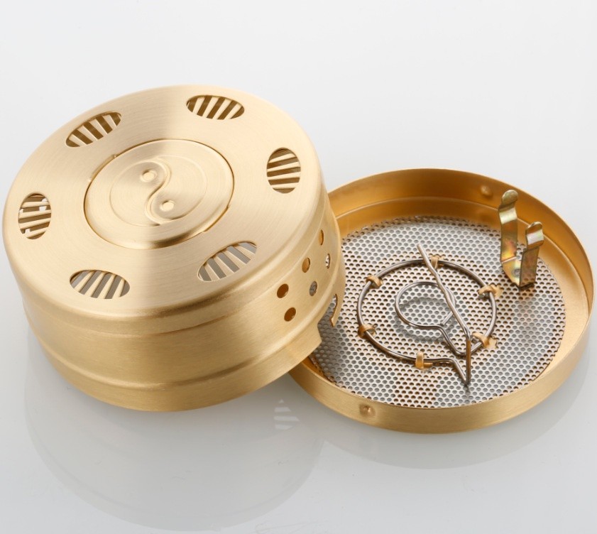 Hot Sale Thickened Stainless Steel Moxibustion Box/portable Moxibustion Pot