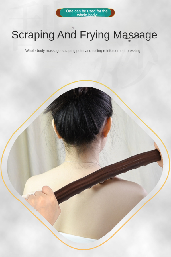 Efficient Massage Tool for Full Body Wood Gua Sha Massage Tool Set Massage Stick Deep Scraping Faster