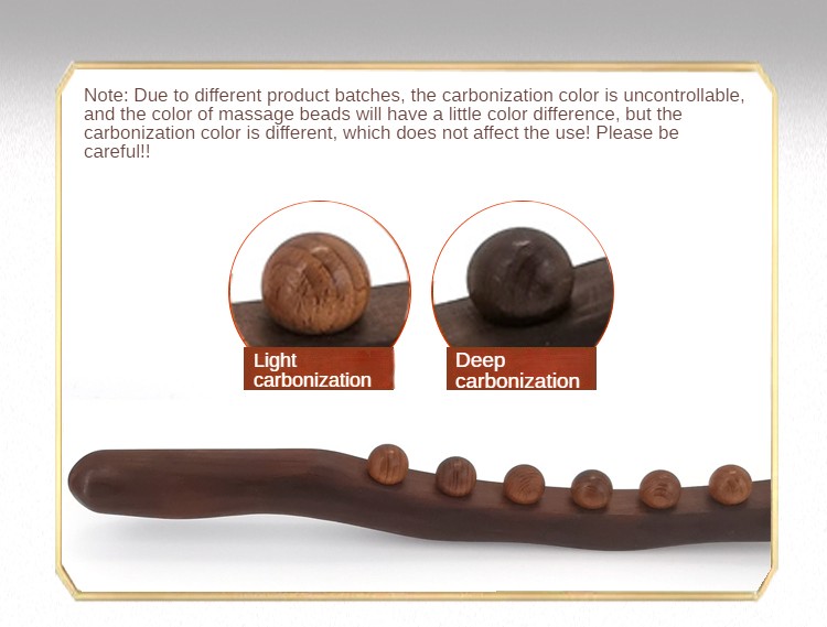 Efficient Massage Tool for Full Body Wood Gua Sha Massage Tool Set Massage Stick Deep Scraping Faster