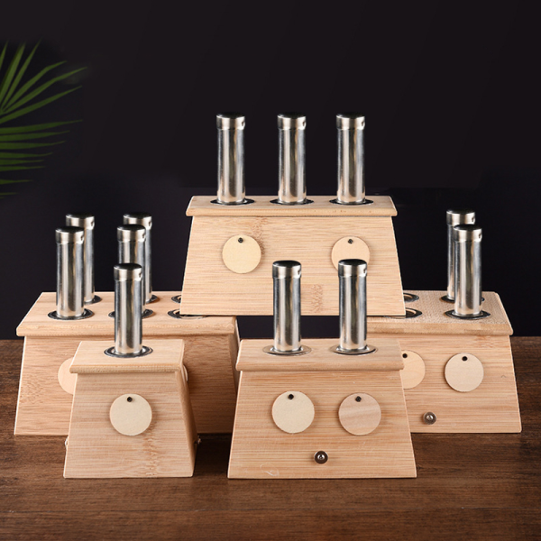 Nature Bamboo Moxibustion Burner Acupuncture Moxa