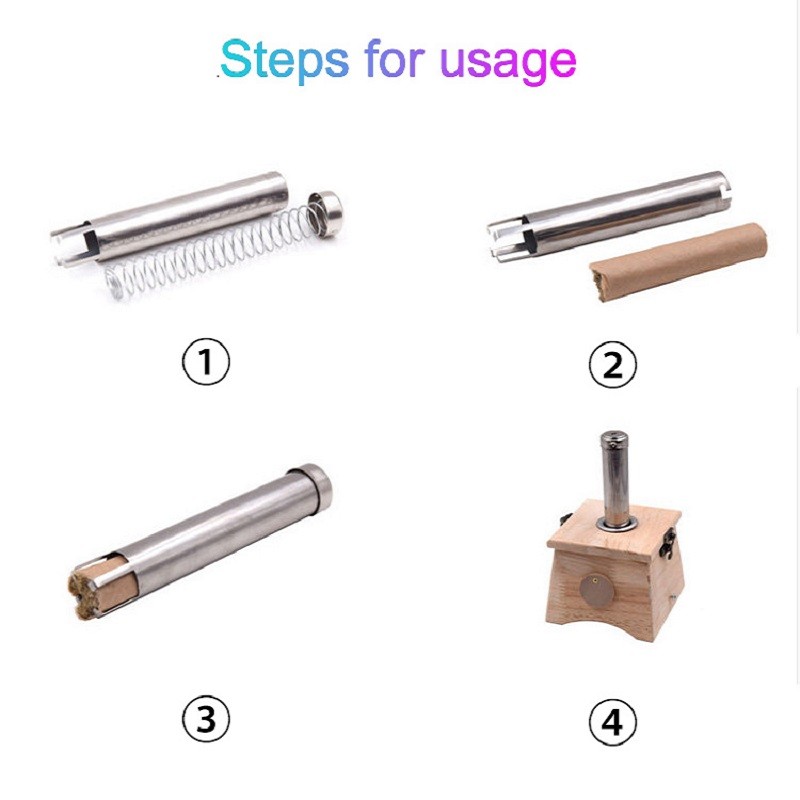 Nature Bamboo Moxibustion Burner Acupuncture Moxa