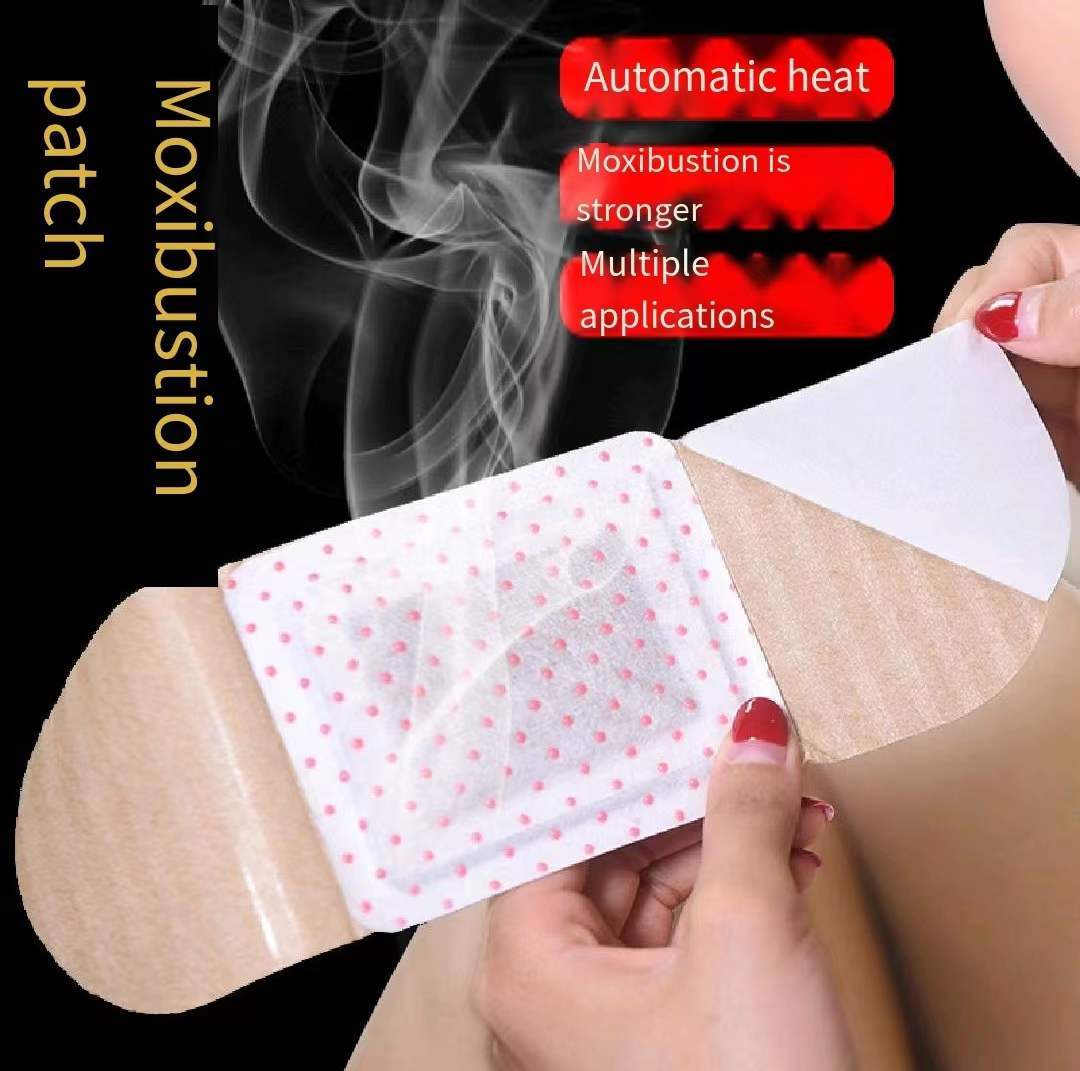 Moxibustion Plaster Heating Patch Self-Heating Cervical Vertebra Knee Moxa Heat Pack Warming Paste