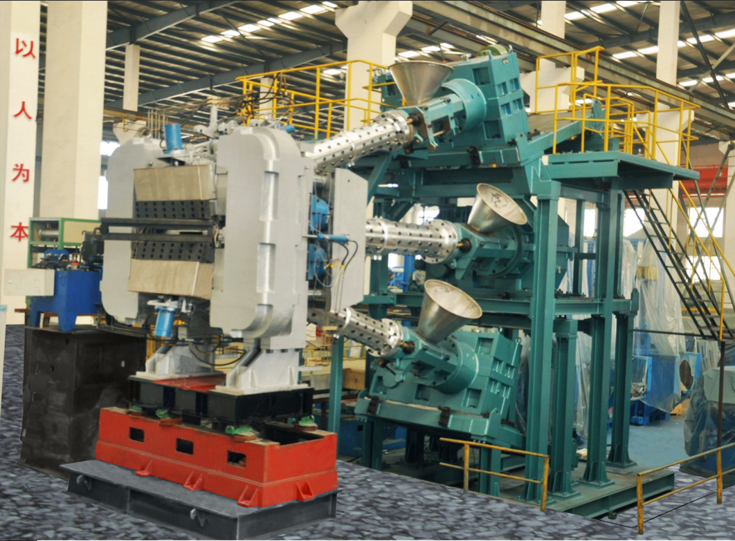 Three Compound Extruding Line
