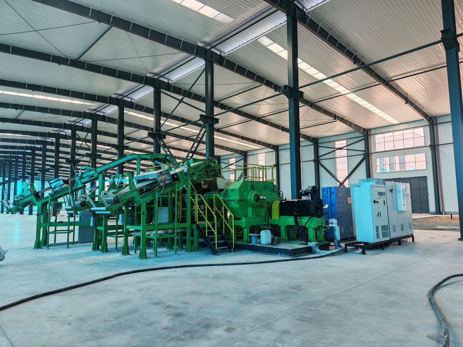 Three Compound Extruding Line