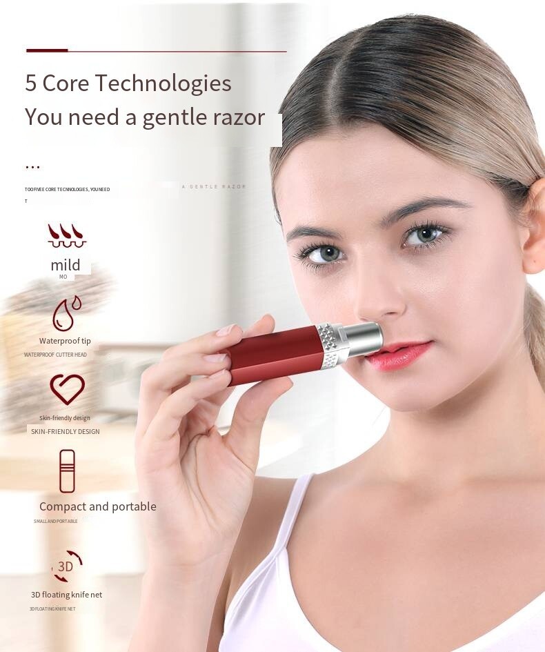 1754145755810279787784482816.jpg In 1/multi Deep Mini Size Painless Ladies Electric Mini Hair Removal Lipstick Shape Eyebrow Face Epilator Shaver Trimmer