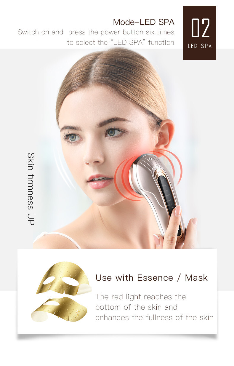KD9905 Electric Muscle Stimulation Multiple Functions RF/EMS Anti Aging Beauty Equipment for Men and Women