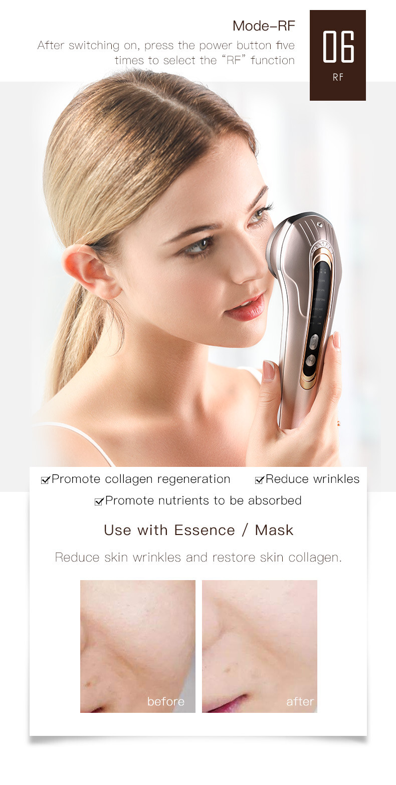 KD9905 Electric Muscle Stimulation Multiple Functions RF/EMS Anti Aging Beauty Equipment for Men and Women