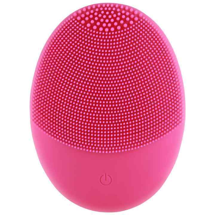 SAIN  Portable Rechargeable Waterproof Electric Deep Cleansing Silicone Facial Cleansing Brush