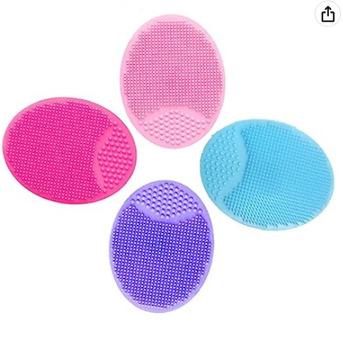 SAIN  Portable Rechargeable Waterproof Electric Deep Cleansing Silicone Facial Cleansing Brush