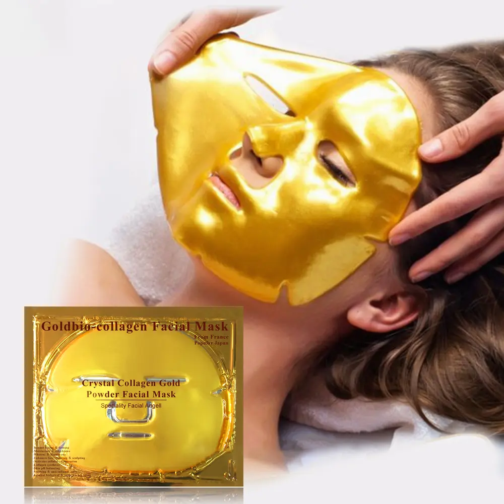 Wholesale Hot Sale Best Quality Wholesale Collagen Crystal Korea 24K Gold Face Mask
