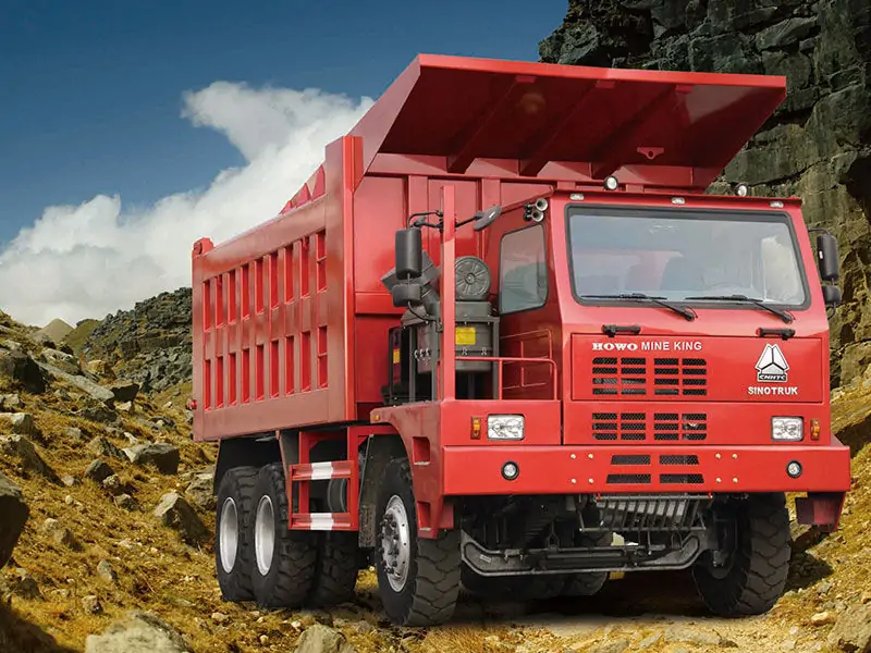 HOWO 70 tons mining dump truck