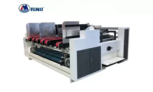 Pressing Type Double Pieces Semi Auto Automatic Folder Gluer Machine In China