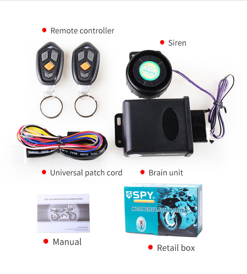 2 way best sale motorcycle alarm system