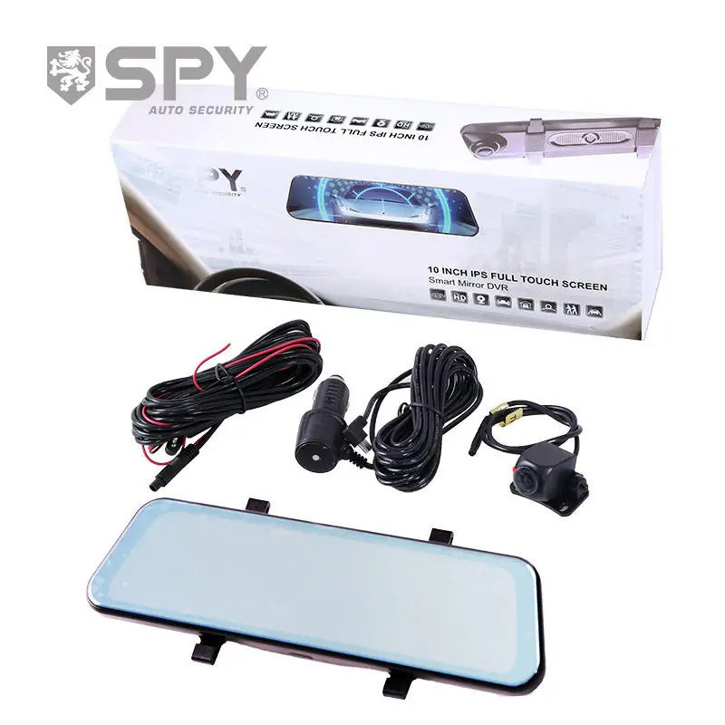 104G Touch IPS Car DVR Camera Android backup Mirror GPS Bluetooth