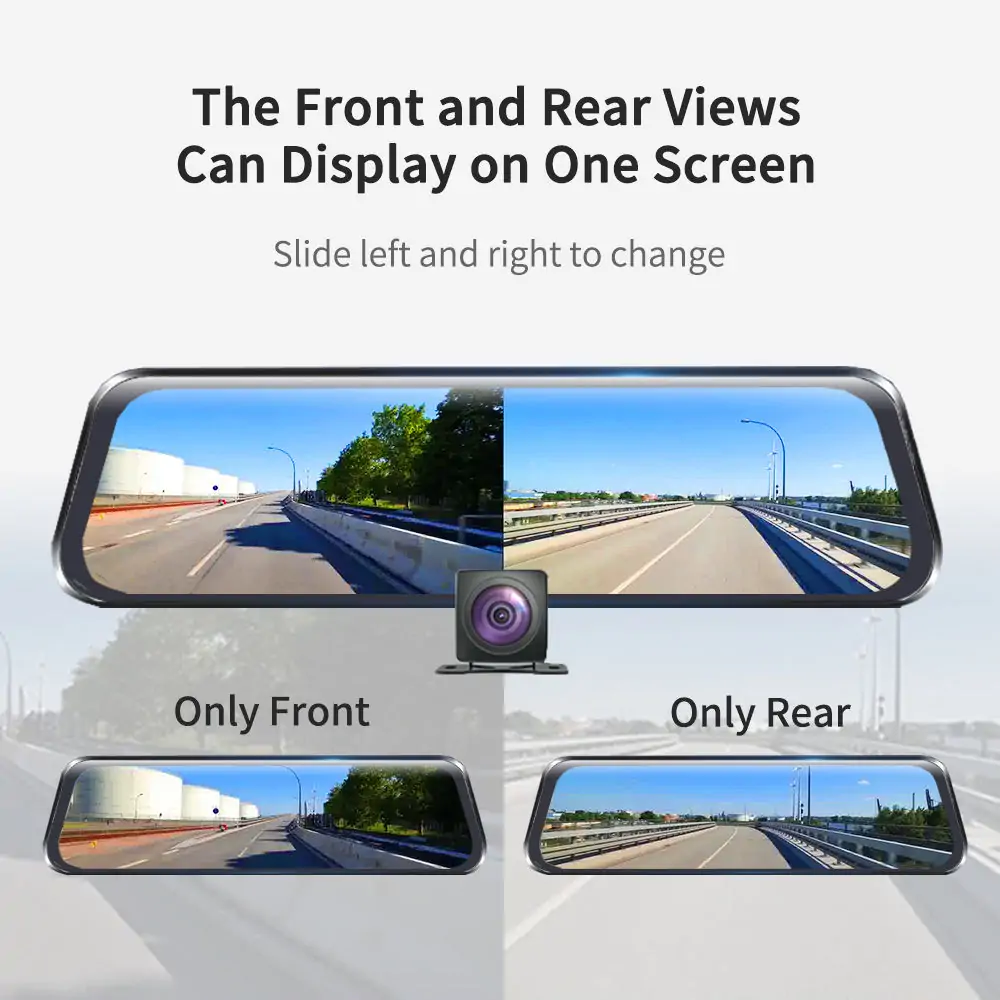 Car Rear View Mirror Dash Cam