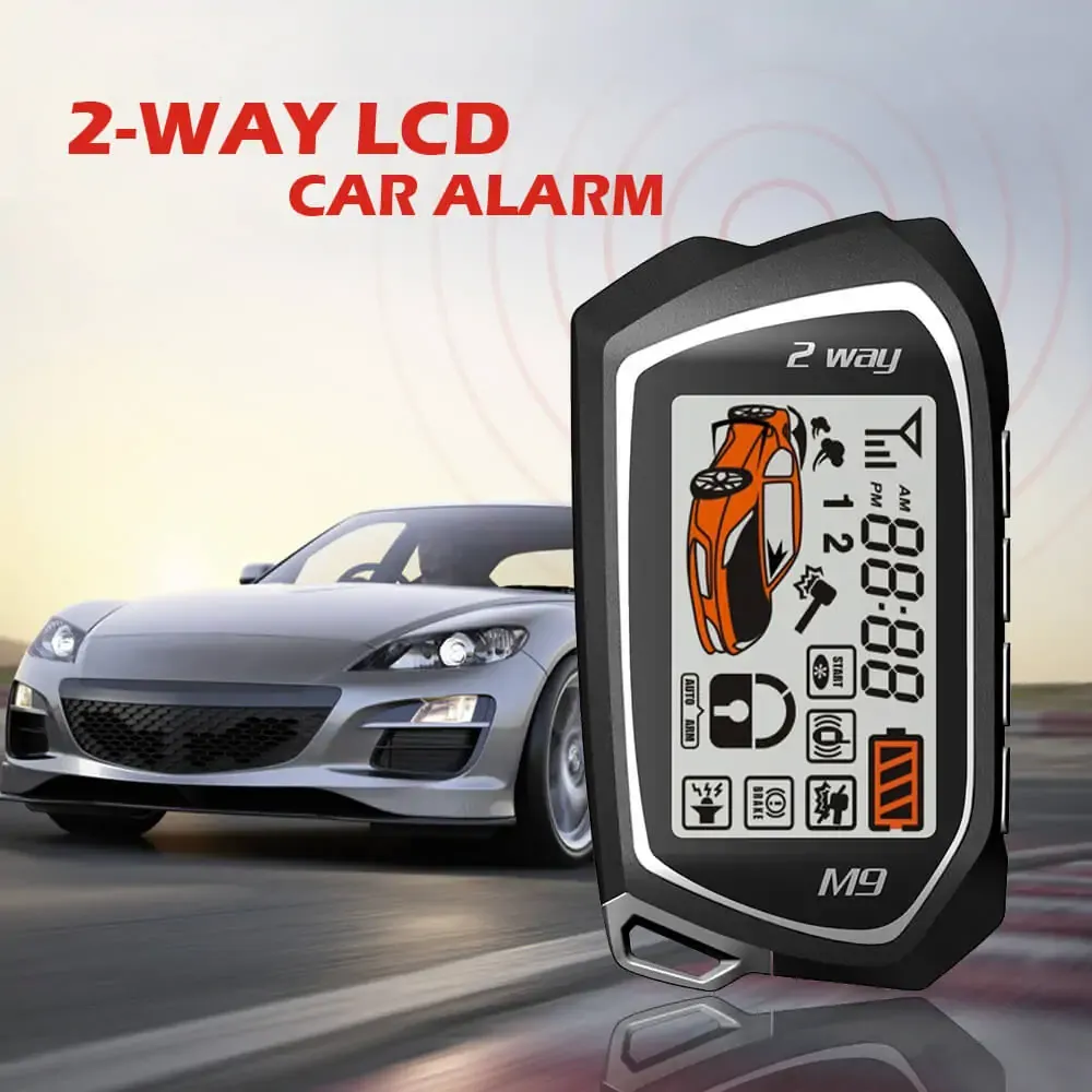 2 Way Car Alarm System Car Anti Theft Alarm Spy Car Alarm