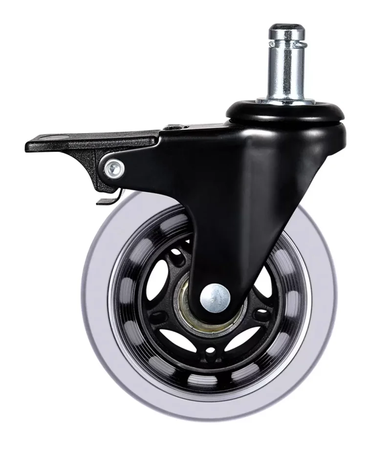 Office Chair Wheels Replacement Rubber Casters For Hardwood Floors 国内初の直営店