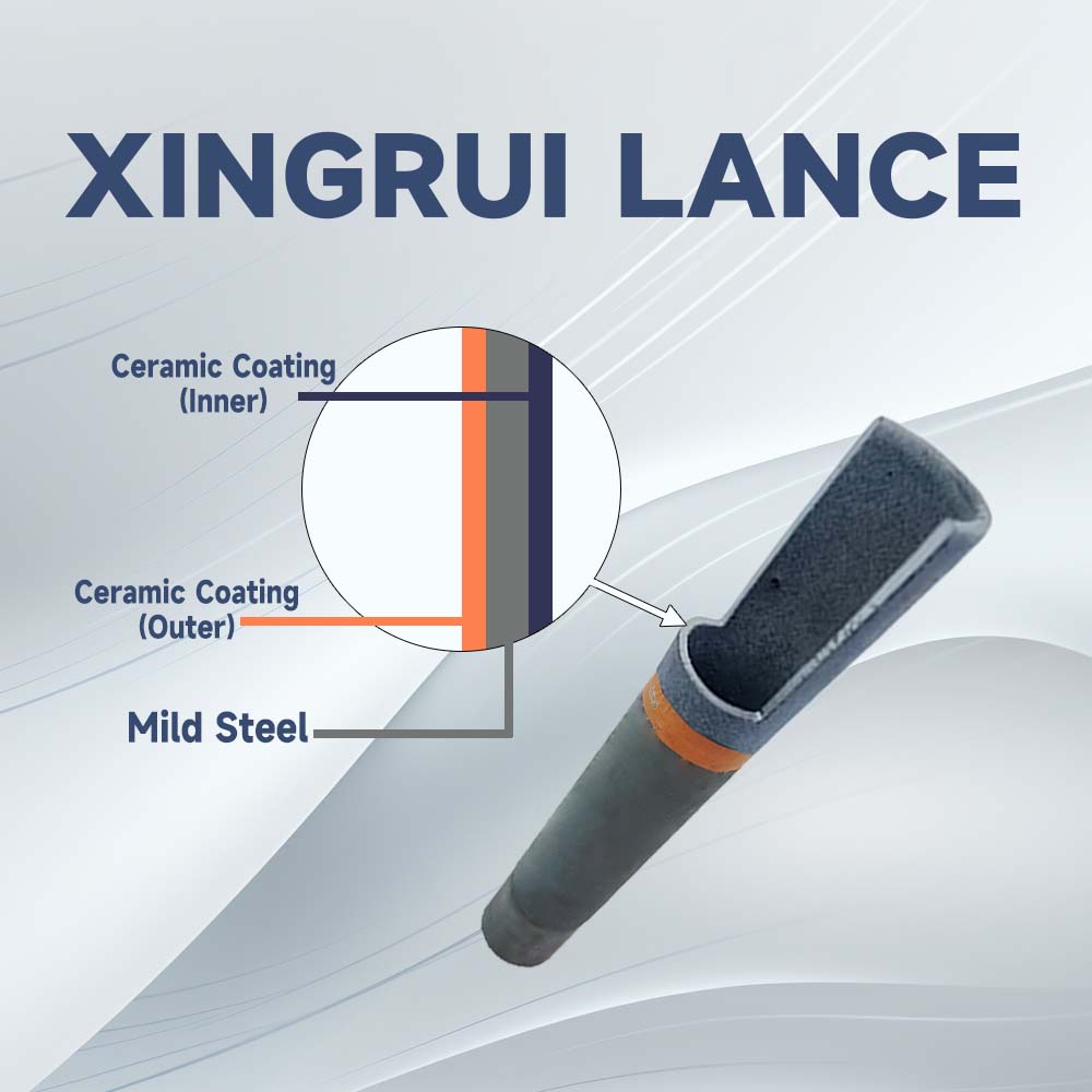 セラミックコーティング酸素ランス