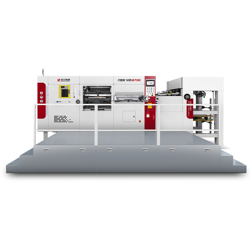 MWZ1670QS top feeder automatic die cutting machine with stripping section