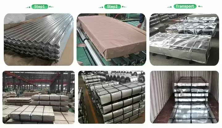 packing of roof sheet