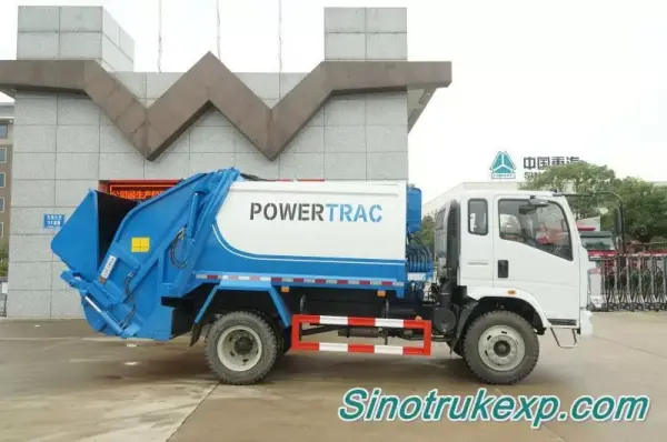 LIGHT GARBAGE TRUCK,SINOTRUK HOMAN,4×2,ZZ1168G4210C1