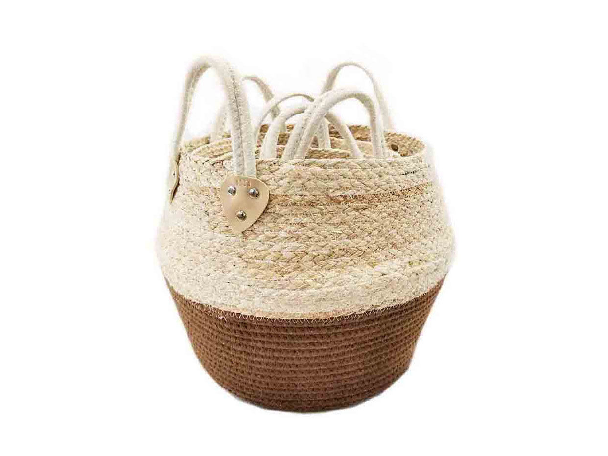 Handmade Natural Woven Grass Basket Home Styles For Storage Washing Clothes Laundry maize Basket