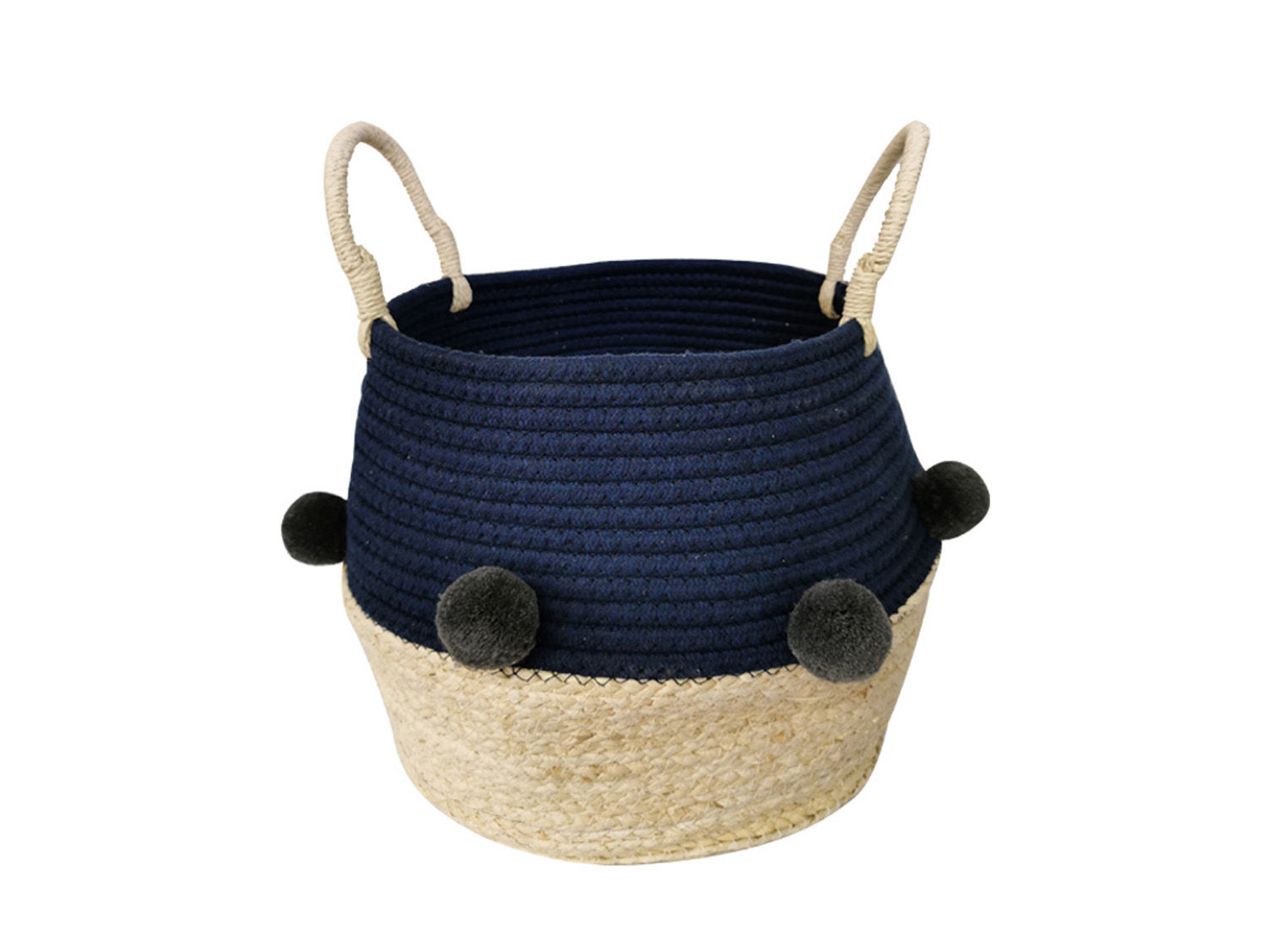 Handmade Natural Woven Grass Basket Home Styles For Storage Washing Clothes Laundry maize Basket