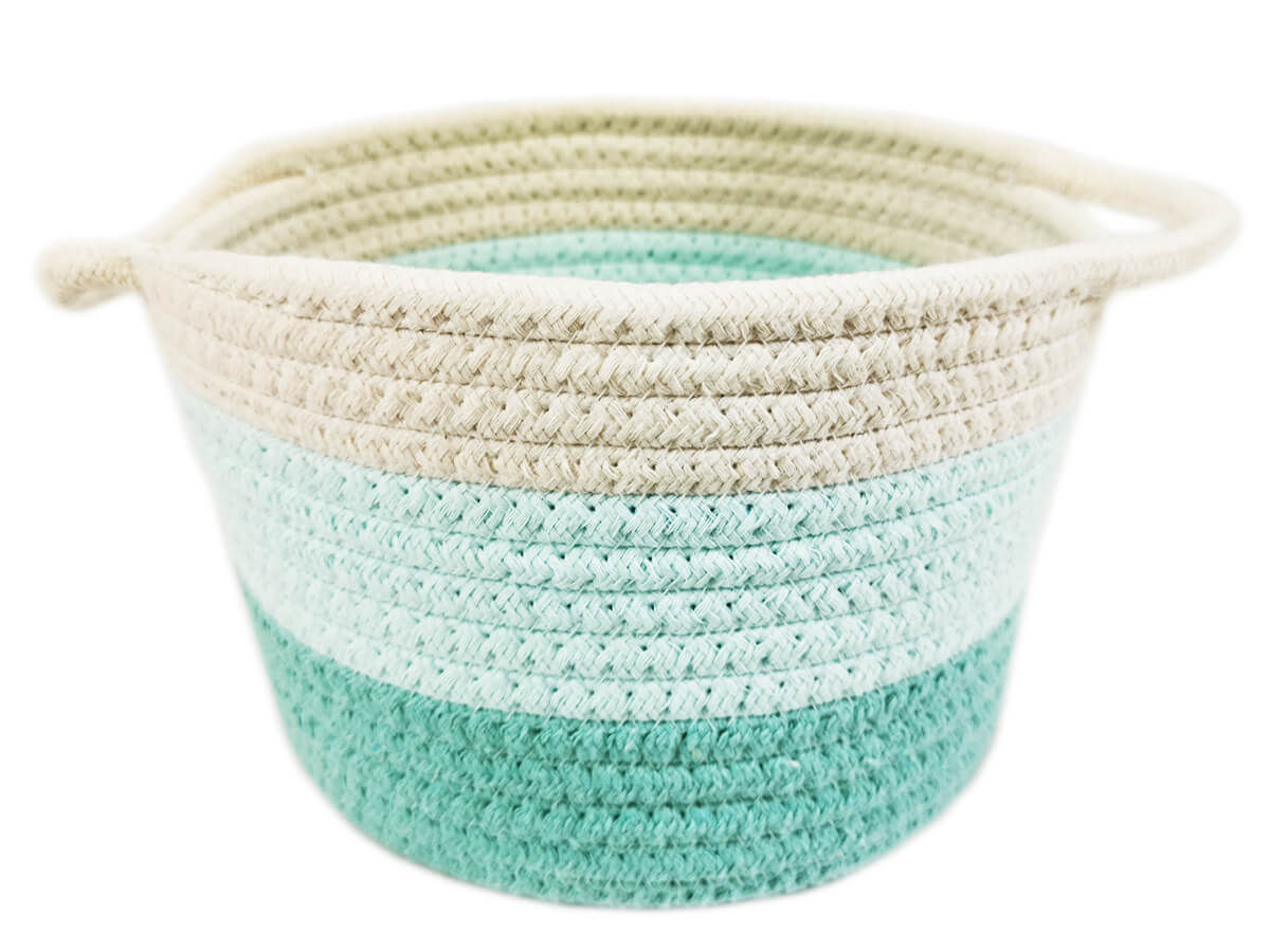 Home Decor Fashion Amazon Hot Sale Customize Wholesale Easy Carry Cotton storage basket