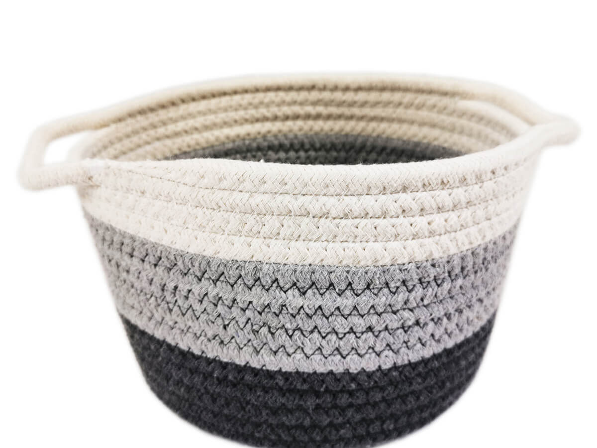 Home Decor Fashion Amazon Hot Sale Customize Wholesale Easy Carry Cotton storage basket