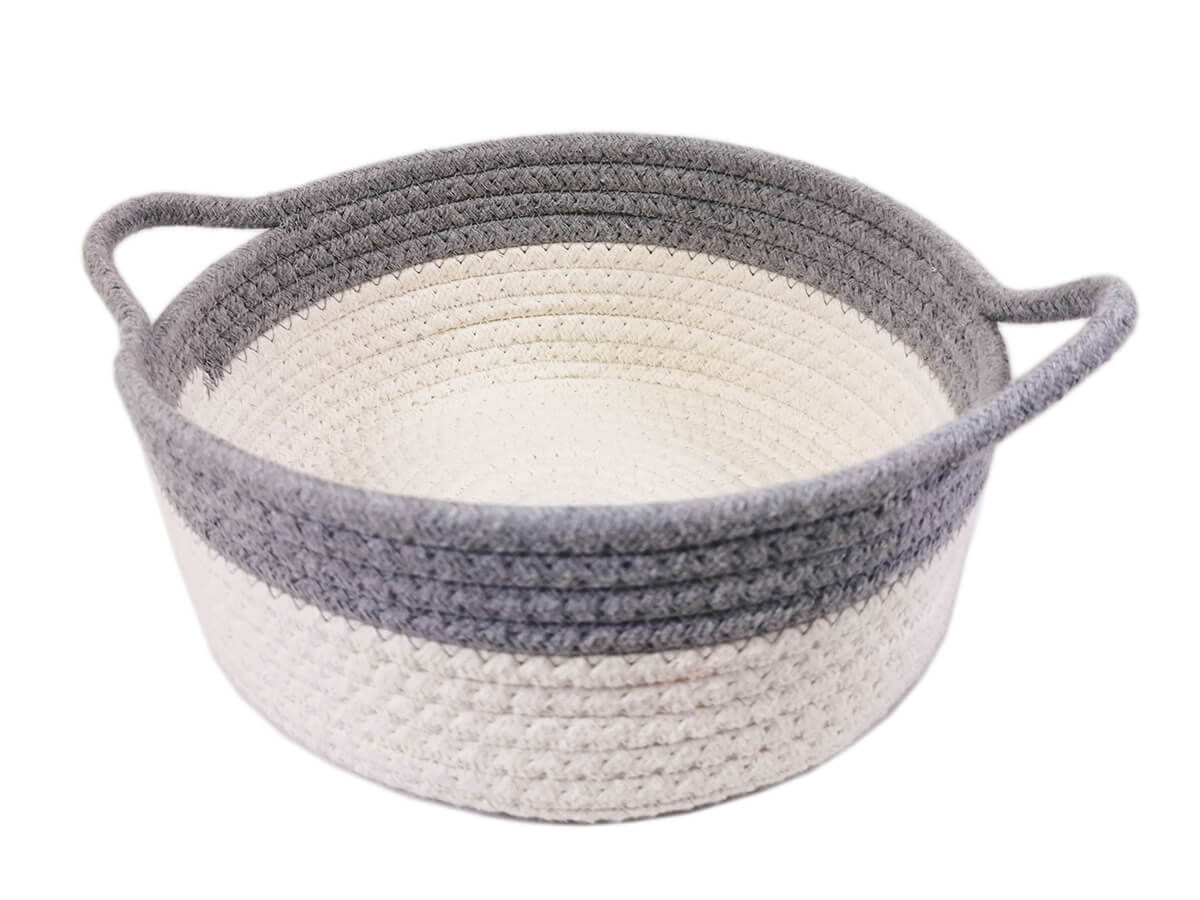 Home Decor Fashion Amazon Hot Sale Customize Wholesale Easy Carry Cotton storage basket