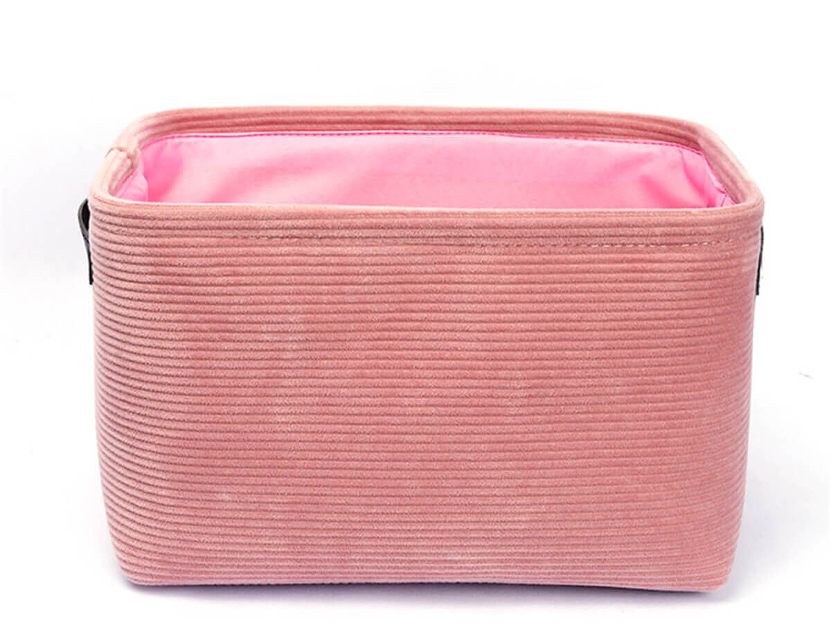 Amazon Hot Sale Customize Wholesale Home Decor Fashion Foldable Easy Carry Canvas Storage Basket